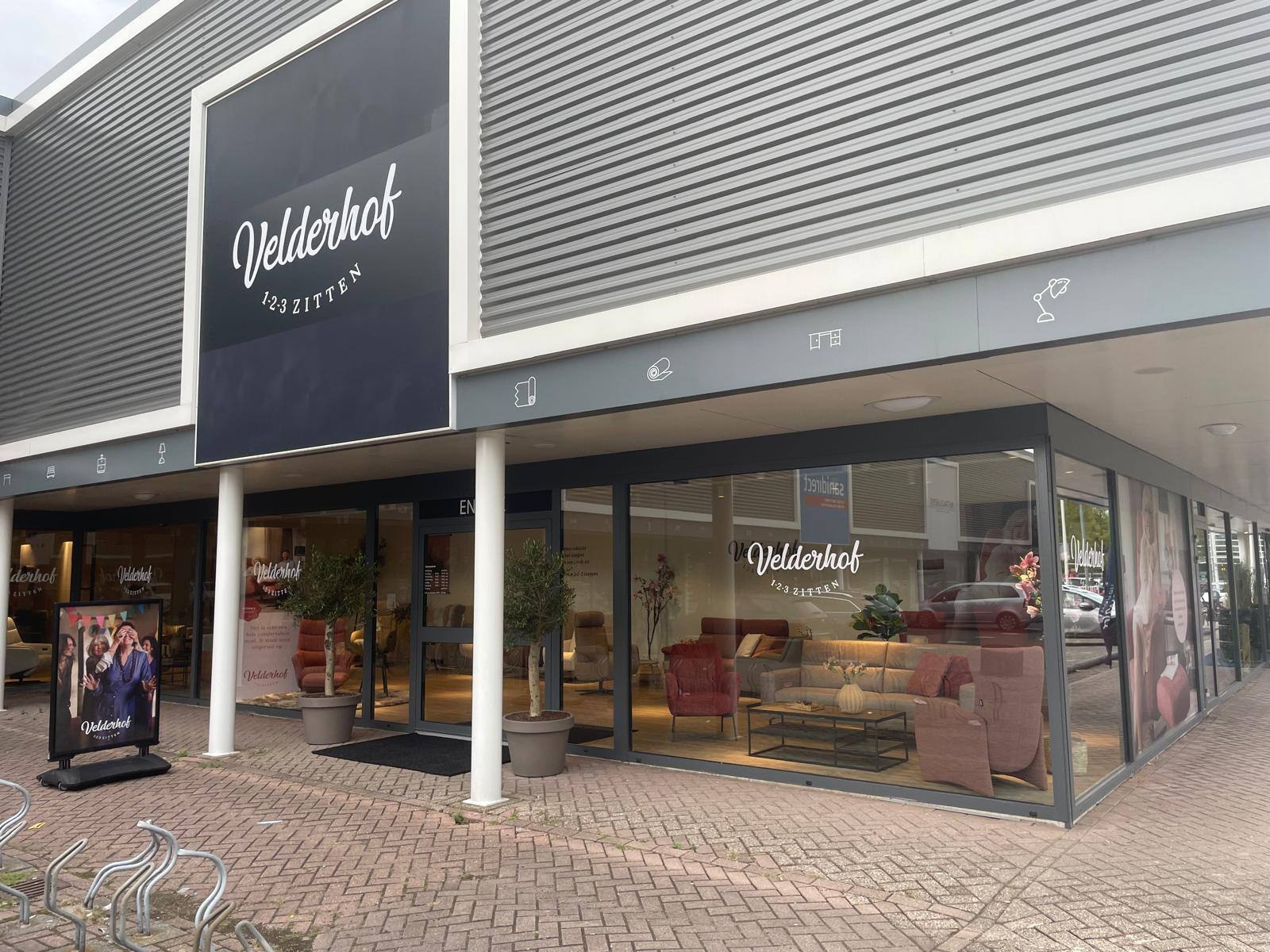 Voorgevel Velderhof winkel Vlaardingen